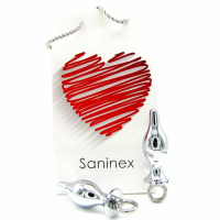 Imagen de SANINEX PLUG METAL EXTREMO CON ANILLA