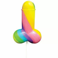Imagen de PRIDE - PIRULETA RAINBOW COCK LGBT