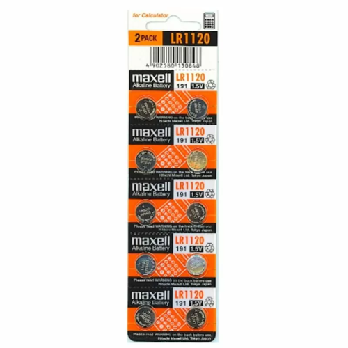 MAXELL PILA BOTON ALCALINA LR1120 1,5V BLISTER*10