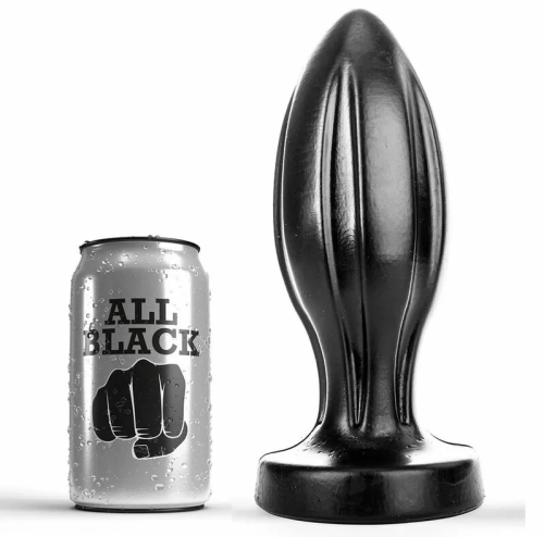 ALL BLACK ANAL PLUG 21CM