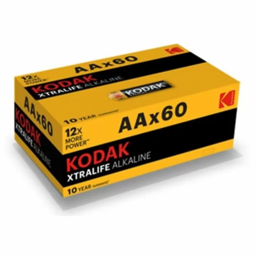 KODAK XTRALIFE (PRECIO PILA) ALCALINA AA LR6 60 PILAS/CAJA