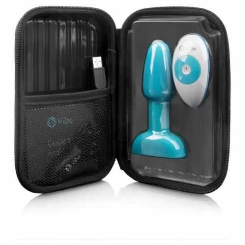 B-VIBE RIMMING CONTROL REMOTO ANAL PLUG PETITE TEAL